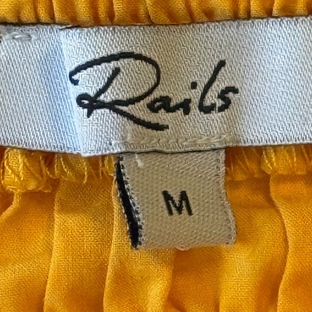 Rails Selina Midi A-Line Skirt with Smocked Waist. Or a sleeveless dress. M - Picture 6 of 6